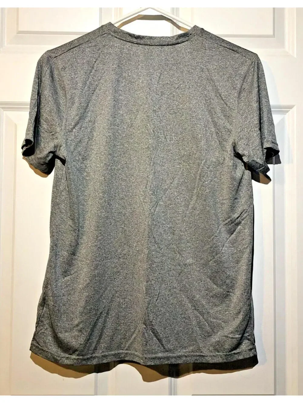 Adidas Youth Basketball T Shirt Boys Large 14 16 Gray Sports Tee